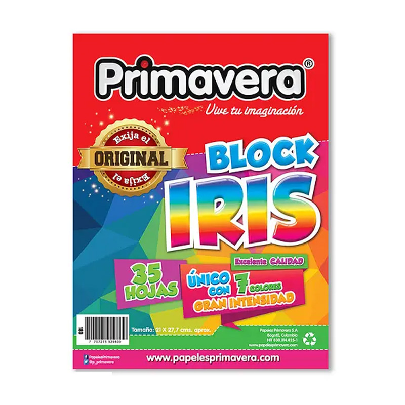 Block carta IRIS PRIMAVERA