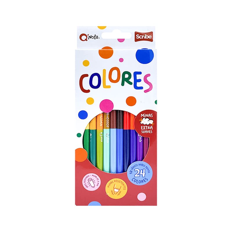 COLOR DOBLE PUNTA 12/24 Q´NOTA SCRIBE