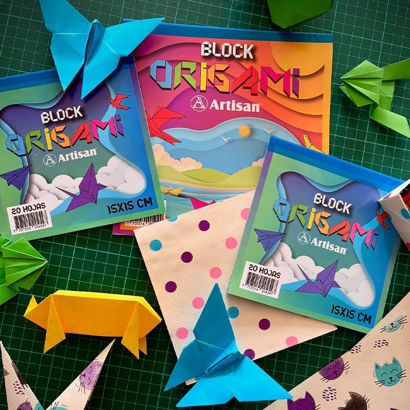 BLOCK ORIGAMI SURTI 15X15CM 20 hojas GOMEZUL