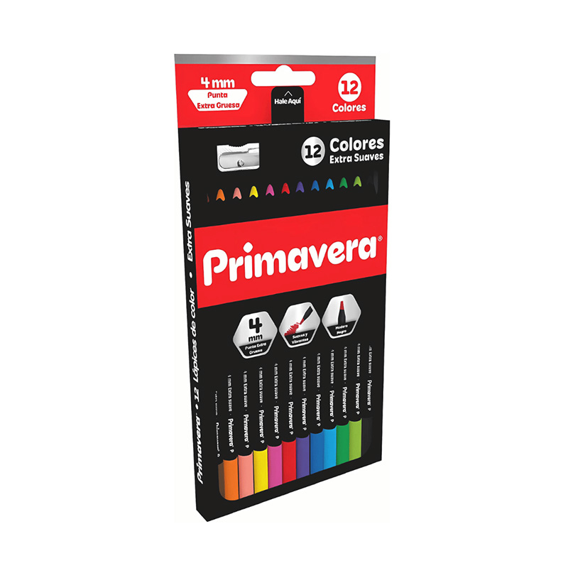 COLORES BLACK X12UND+SACAP PRIMAVERA 4MM