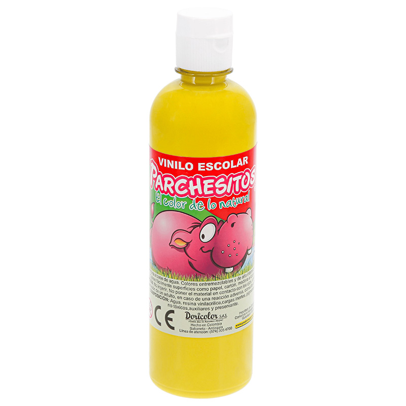VINILO ACRILICO 500GRS COLOR AMARILLO PARCHESITO