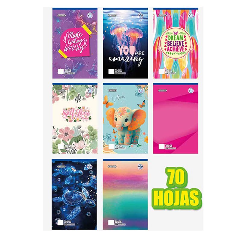 Block oficio Cuadros 70 hojas FABRIFOLDER (mujer)