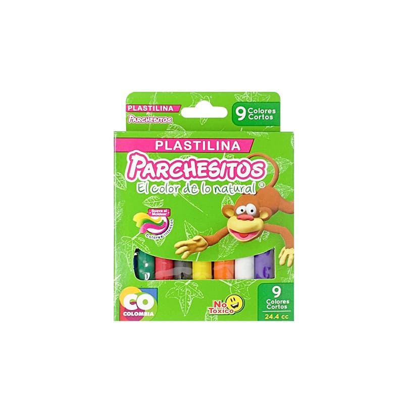 PLASTILINA PARCHESITOS CORTA