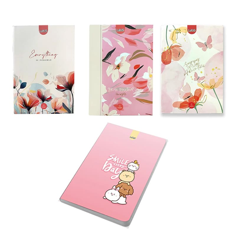 Cuaderno cosido 95 pasta dura cuadros LUKIS‐MOTIVOS