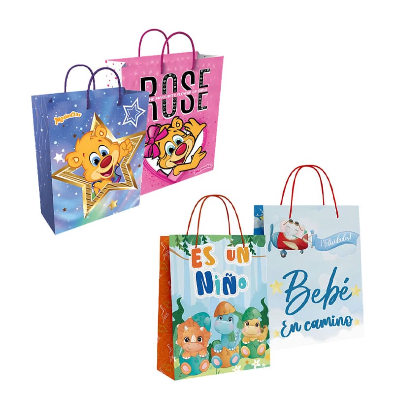 BOLSA REGALO T‐S PERSONAJES(NIÑO‐NIÑA) PRIMAVERA