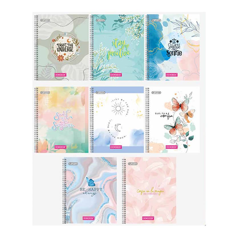 Cuaderno Argollado 105- 7 materias pasta dura PAPPYER/CROMOBOOK - Imagen 4