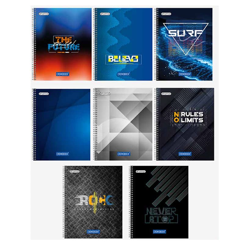 Cuaderno Argollado 105- 7 materias pasta dura PAPPYER/CROMOBOOK - Imagen 2