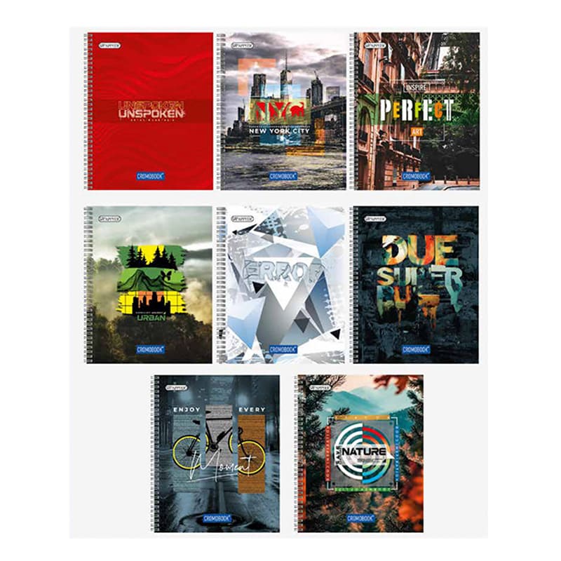 Cuaderno Argollado 105- 7 materias pasta dura PAPPYER/CROMOBOOK