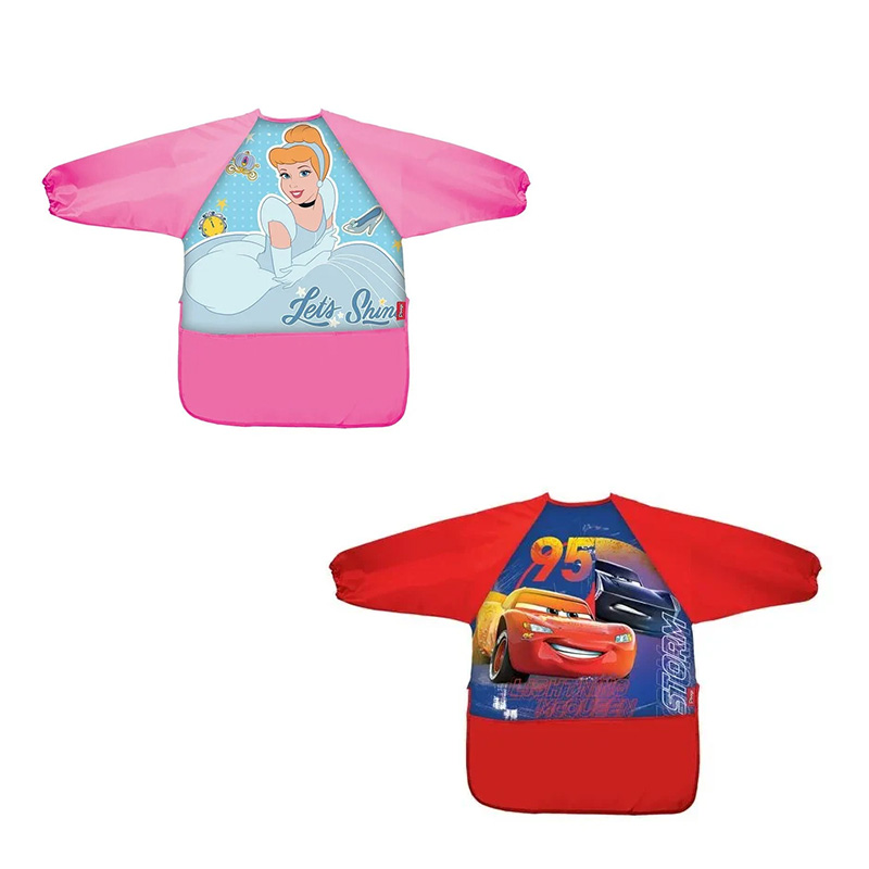 DELANTAL PERSONAJES PRIMAVERA CON MANGAS