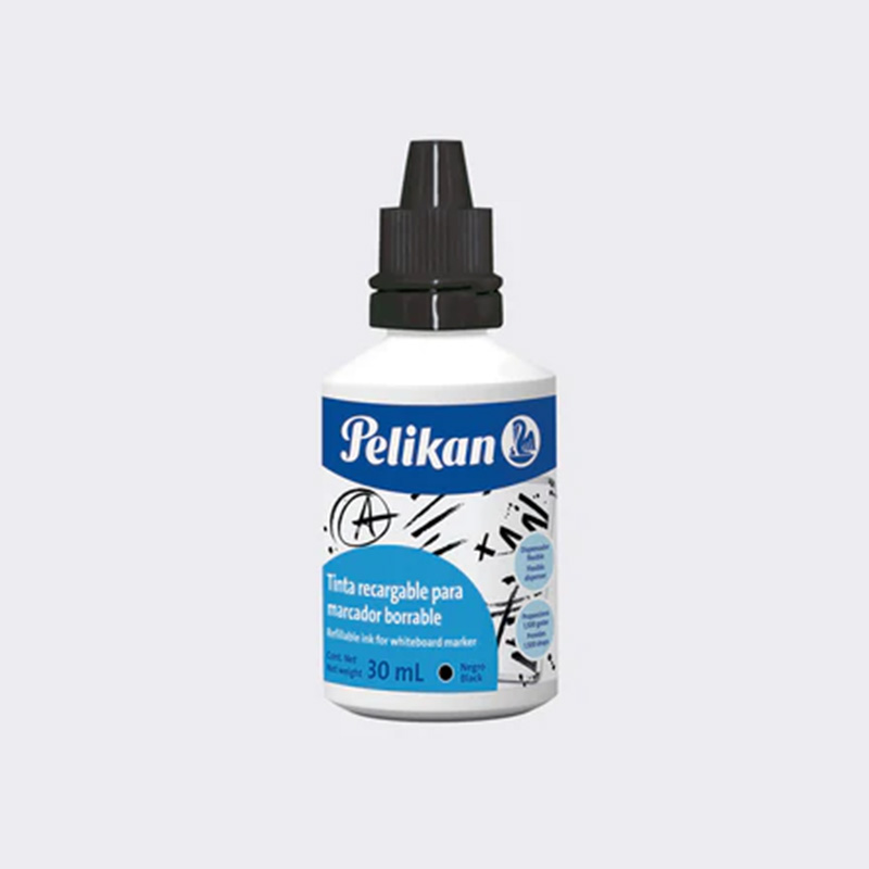 TINTA MARCADOR RECARG PELIKAN NEGRA 30ML