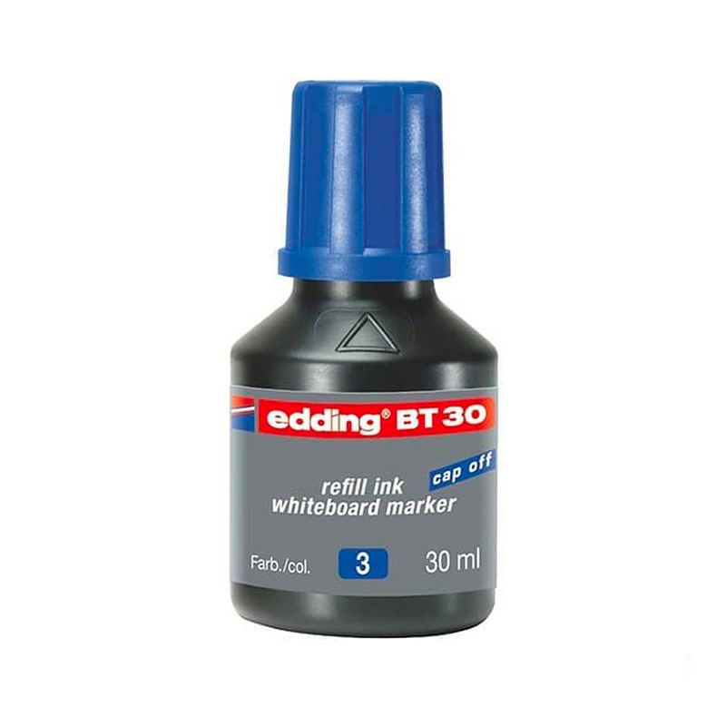 TINTA MARCADOR RECARGABLE AZUL EDDING BT30 ML